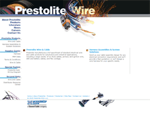 Tablet Screenshot of prestolitewire.com